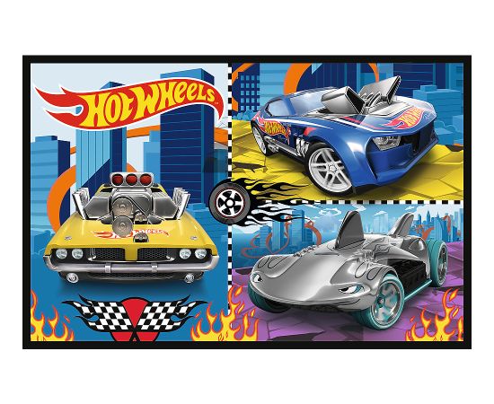 TREFL HOT WHEELS Pužļu komplekts Rotaļu automašīnas, 2x70 gab., 2 x 70 gab.