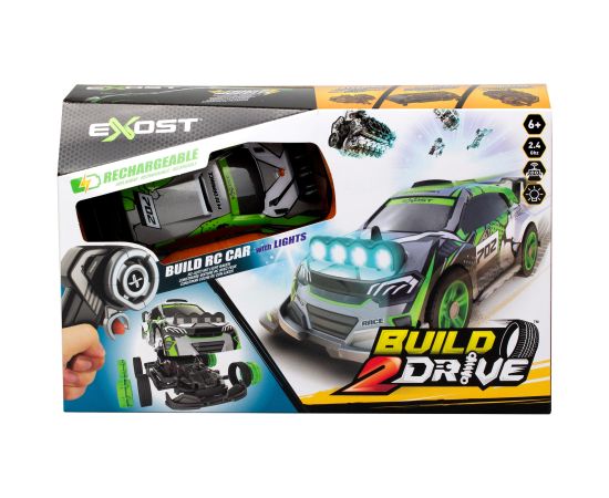 EXOST машинка на радиоуправлении Build 2 Drive - Rally Spotlights, 15см