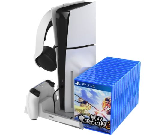 iPega P5S023 RGB Зарядочная Станция + Охлаждение для Игрового Пульта PS5 / PS5 Slim / PS5 Pro