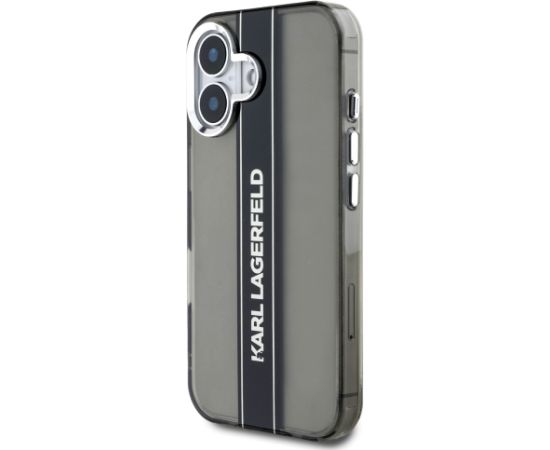 Karl Lagerfeld IML Stripe Logo Case  Aizsargapvalks priekš Apple iPhone 16