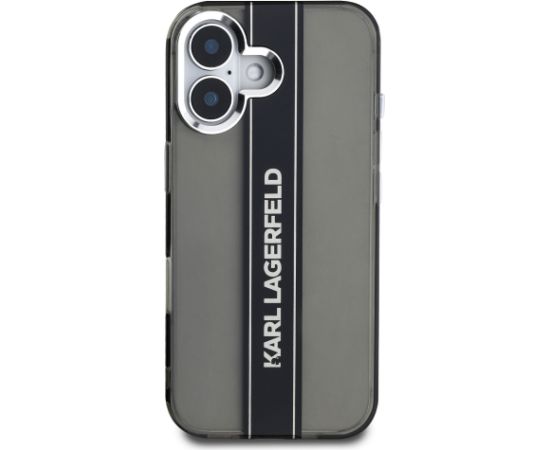 Karl Lagerfeld IML Stripe Logo Case  Aizsargapvalks priekš Apple iPhone 16