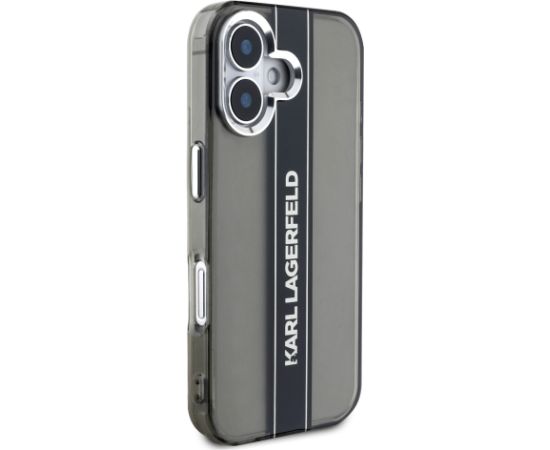 Karl Lagerfeld IML Stripe Logo Case  Aizsargapvalks priekš Apple iPhone 16