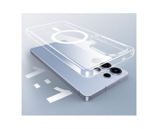 Swissten Clear Jelly MagStick Aizsargapvalks priekš Samsung Galaxy S25 Ultra 5G