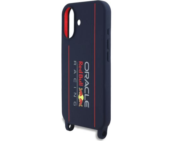 Red Bull Silicone Vertical Logo MagSafe Case + Crossbody Strap Чехол и ремешок через плечо  для Apple iPhone 16