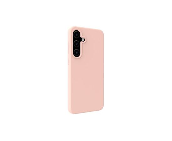 Evelatus Samsung  Galaxy S25 Premium Magnetic Soft Touch Silicone Case Pink Sand