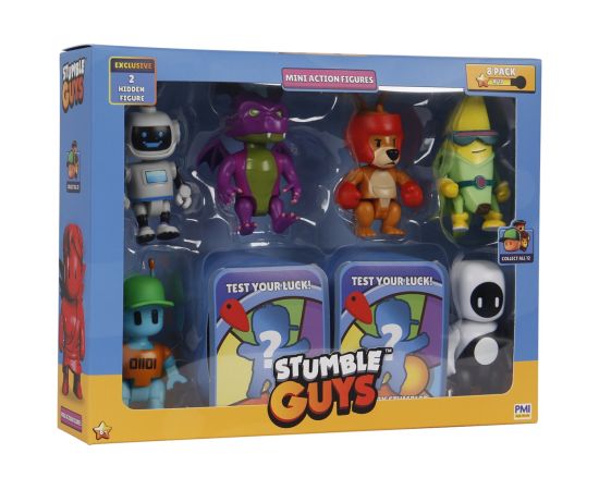 P.m.i. Kids World STUMBLE GUYS S2 MINI ACTION FIGURES - 8 PACK DELUXE BOX VER.B