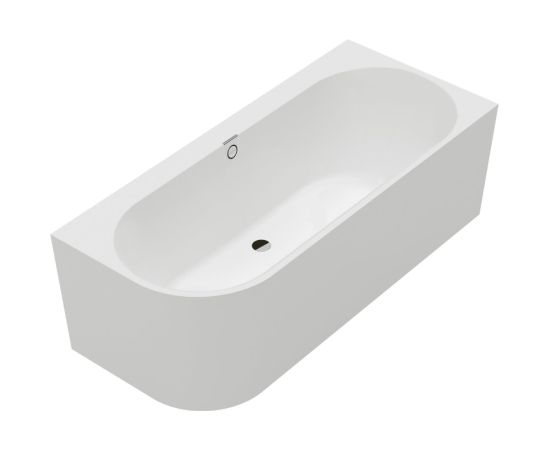 Villeroy & Boch vanna Oberon 2.1, 1800x800 mm, ar paneli un sifonu, labais stūris, balta Quaryl®