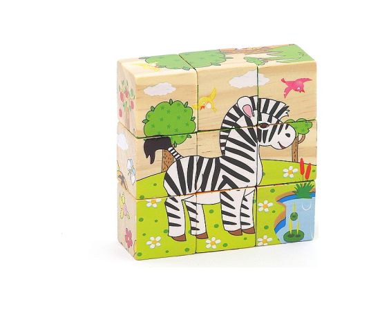 Adar Деревянные кубики Животные 10x10 cm 530577