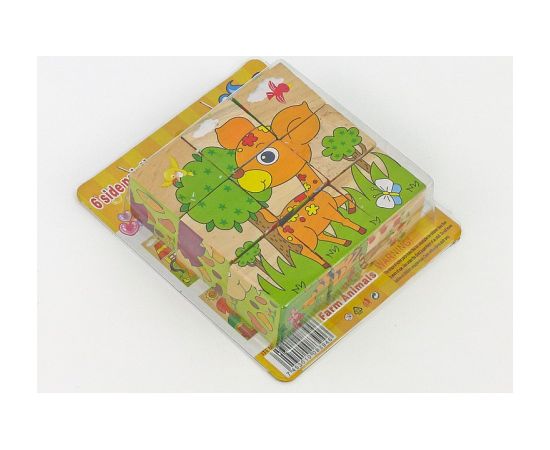 Adar Деревянные кубики Животные 10x10 cm 530577