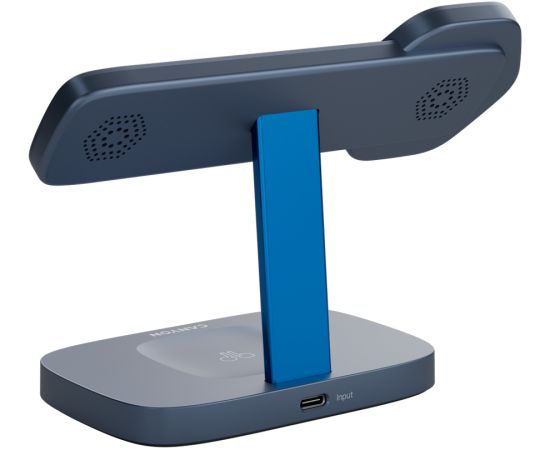 CANYON Wireless Charging Station Hexagon 310 3in1 DarkGrey/Blue
