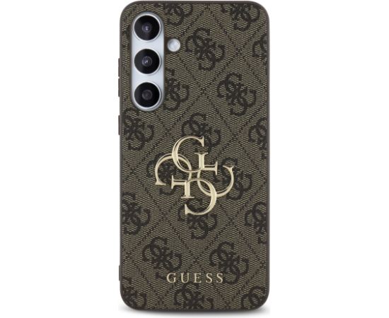 Guess PU 4G Metal Logo Case Aizsargapvalks priekš Samsung Galaxy S24 FE