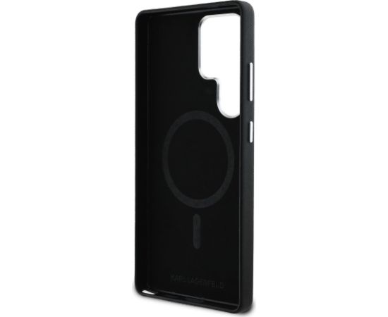 Karl Lagerfeld PU Saffiano Metal Logo and Frame Case Чехол для Samsung Galaxy S25 Ultra