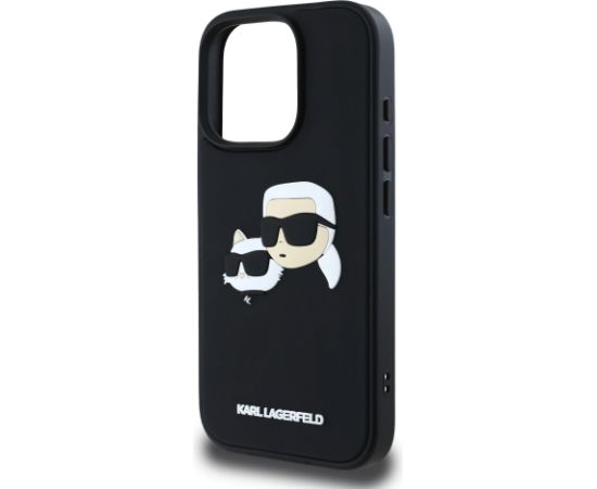 Karl Lagerfeld 3D Rubber Double Heads Case Чехол для Apple iPhone 16 Pro