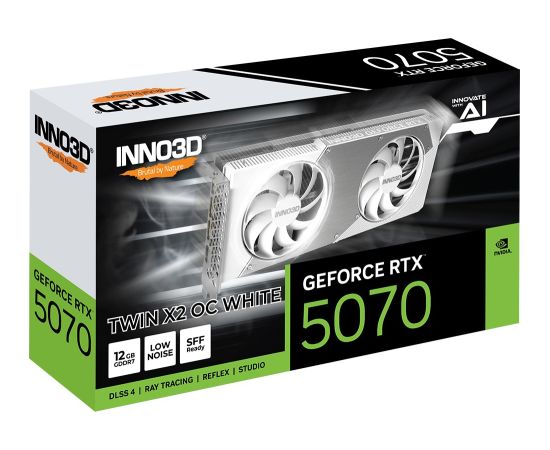Inno3D GeForce RTX 5070 TWIN X2 OC WHITE NVIDIA 12 GB GDDR7