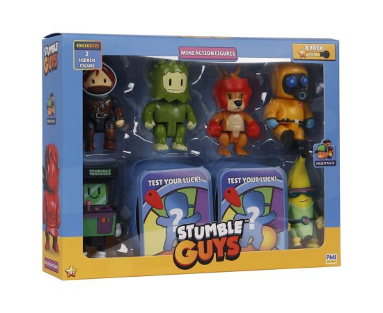 P.m.i. Kids World STUMBLE GUYS S2 MINI ACTION FIGURES - 8 PACK DELUXE BOX VER.A