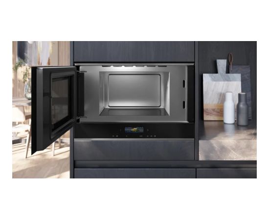 Siemens iQ700 BF722L1B1 microwave Built-in Solo microwave 21 L 900 W Black