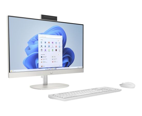HP AiO 24-cr0312nw Ryzen 5 7520 23.8" FHD IPS 250nits AG 16GB DDR5 SSD512 Radeon 610M Cam720p kB+Mouse Win11 Shell White 2Y