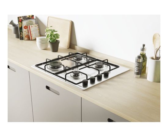 Candy Smart CHW6LBX/4U Stainless steel Built-in 60 cm Gas 4 zone(s)