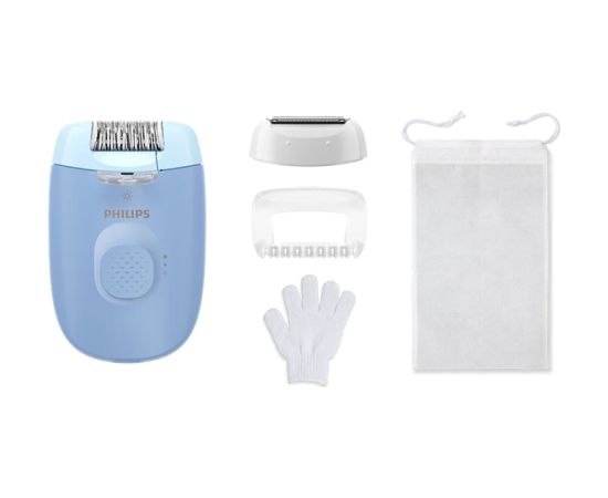 PHILIPS BRE247/00 4000.sērijas epilators ar vadu, zils