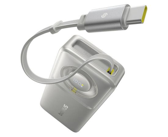 Powerbank Baseus OS Free2Pull 10000mAh 30W +cable (grey)
