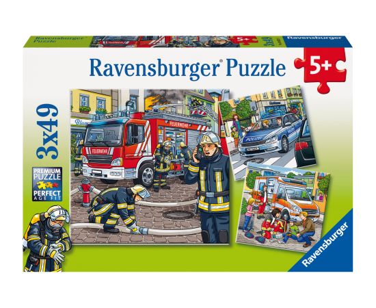 Ravensburger Puzzle 3x49 pc Rescue Service