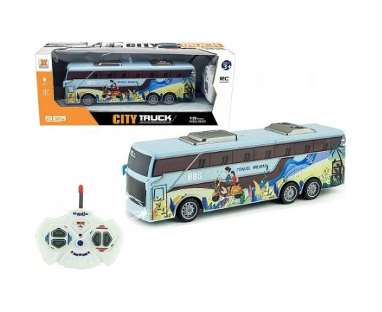 Adar Radio vadāmāis autobuss (4 funkcijas, gaisma) ar baterijām 30 cm 582194