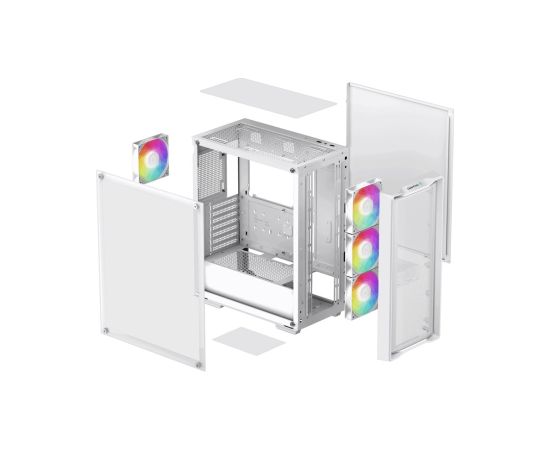 DeepCool CC560 MESH V2 WH Midi Tower White