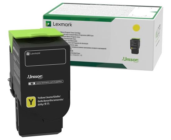 Тонер-картридж Lexmark 78C2XY0, желтый (5000 страниц)