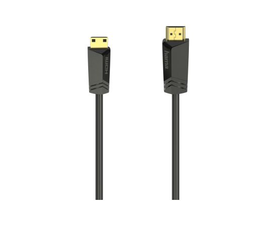 Hama 00205015 High Speed HDMI Cable, Plug Type-A - Plug Type-C (Mini), Ethernet 1.5m