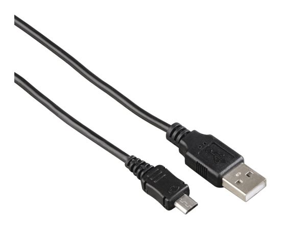 Hama 00173672 Charging/Data Cable, Micro-USB 0.6m Black