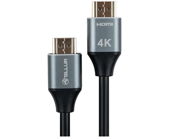 Tellur High Speed HDMI 2.0 cable, 4K 18Gbps plug-plug Ethernet gold-plated 1.5m black