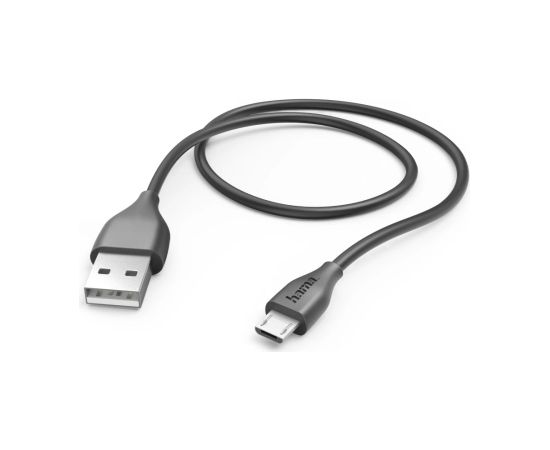 Hama 00173610 Charging/Data Cable, Micro-USB 1.4m Black