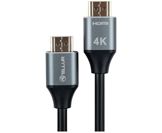 Tellur High Speed HDMI 2.0 cable, 4K 18Gbps plug-plug Ethernet gold-plated 3m black