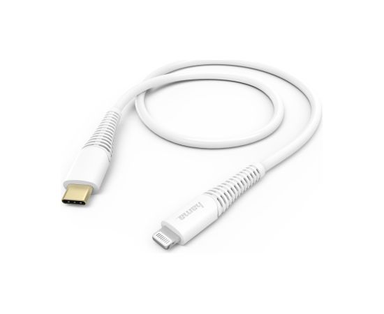 Hama 00183309 Fast Charging/Data Cable, USB-C - Lightning 1.5m, W hite