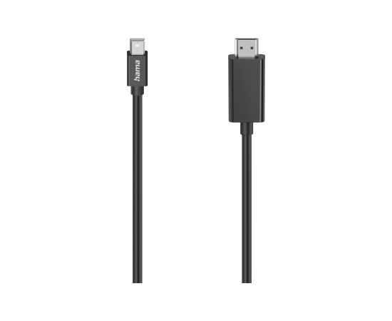 Hama 00200711 Video Cable, Mini-DI Plug - HDMI Plug, Ultra-HD 4K, 1.5m