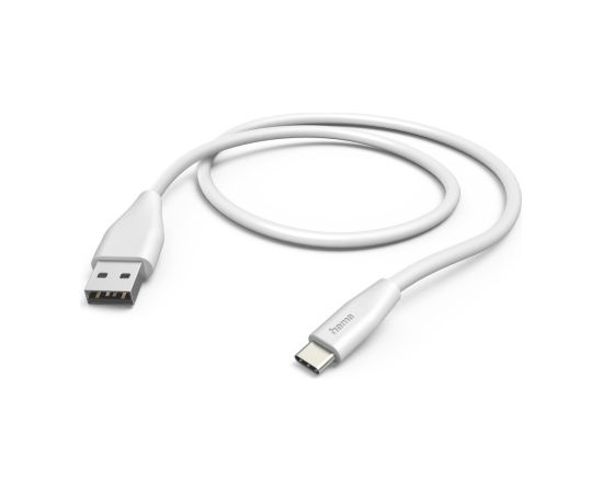 Hama 00201596 Charging Cable, USB-A - USB-C 1.5m white