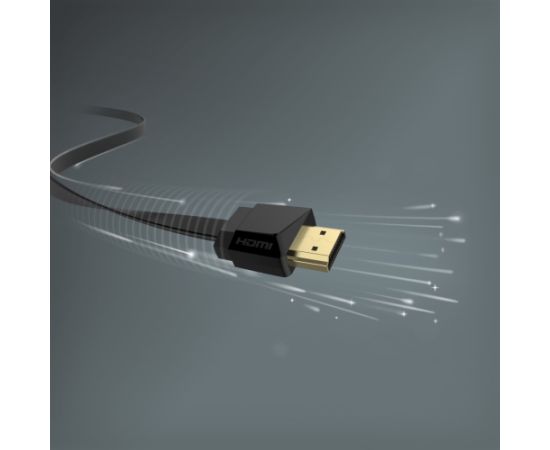Hama 00205013 Flexi-Slim High-Speed HDMI Cable 4K Plug - Plug, Ethernet 1.5m