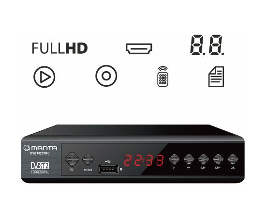 Manta DVBT025PRO DVBT-T2