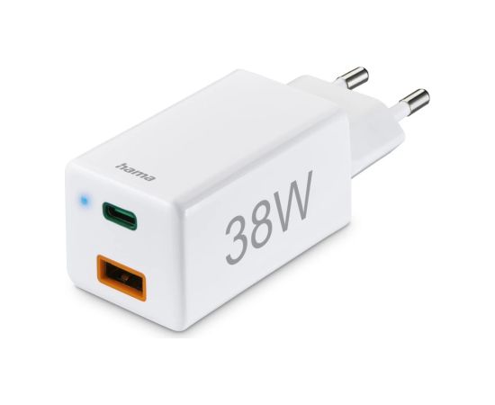 Hama 00201640 USB charger 38W Indoors, White