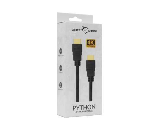 White Shark Python Cable HDMI-HDMI 2.0 M/M 2m 4K@60Hz