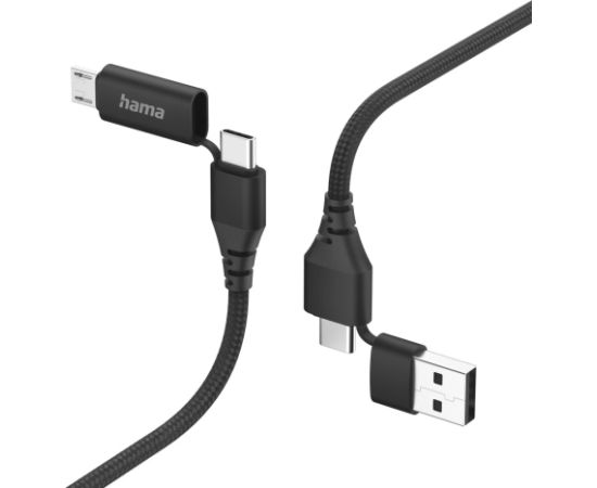 Hama 00201537 4-in-1 Multi Charging Cable 1.5m