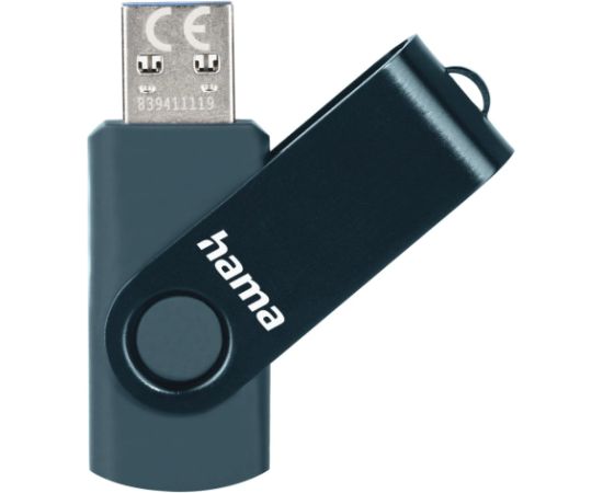 Hama 00182466 Rotate 256GB USB 3.0 petrol blue