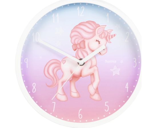 Hama 00186426 Child wall clock Magical Unicorn