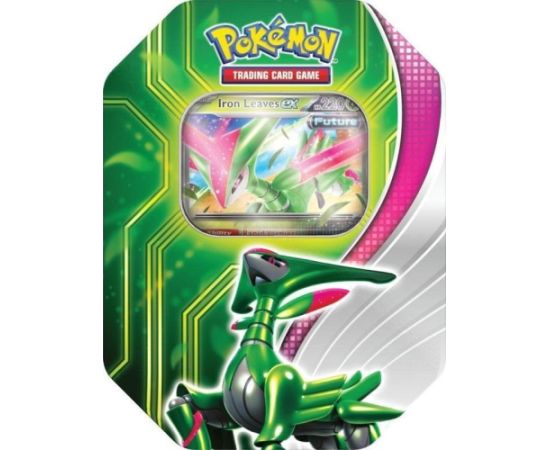 Karty Paradox Clash Tin Iron Leaves Pokemon TCG