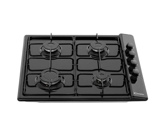 Candy CLG64SPN  Built-In Gas On Hob, Number of burners/cooking zones 4, Black,