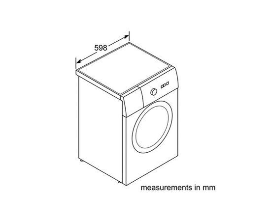 Bosch WAT286I7SN veļas mazgājamā mašīna