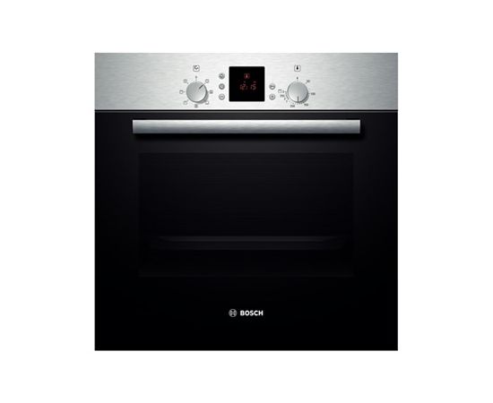 Bosch HBN232E3 67 L, Black, Stainless ste, Buttons, Rotary, Height 548 cm, Width 595 cm