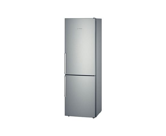 Bosch Refrigerator KGE36BI40 Free standing, Combi, Height 186 cm, A+++,   net capacity 215 L, Freezer net capacity 89 L, 38 dB, Stainless steel