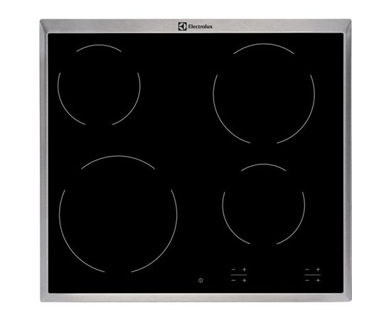 Electrolux EHF16240XK Vitroceramic, Number of burners/cooking zones 4, Black