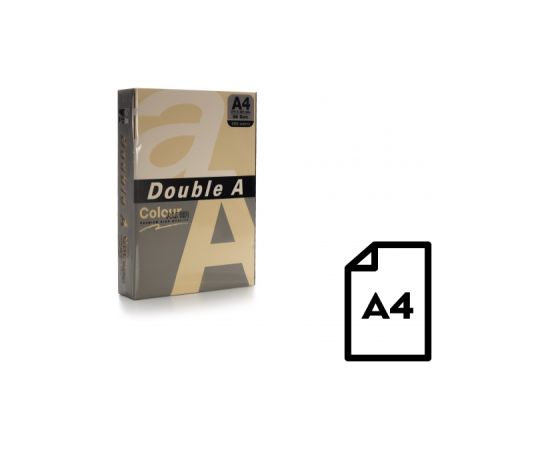 Цветная бумага Double A, 80 г, A4, 500 листов, старая роза